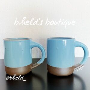 🧜‍♀️🩵 2 East Fork Big Mugs in Neptune Cerulean Blue Brand New NWT